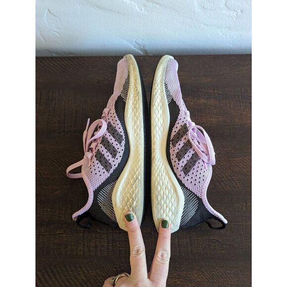 Adidas Fluidflow Women's Purple and Black Running Sneaker Shoes - Size 7 - Picture 6 of 10